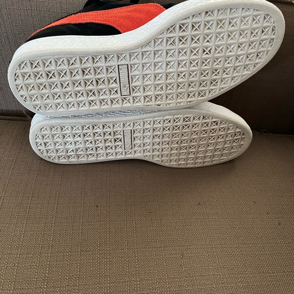 Puma Black and orange Suede Sneakers dise:6 - Picture 8 of 8